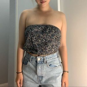 American Eagle Tie Back Tube Top Size Small